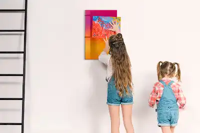 Tavla att skriva på med gradientmotiv av soluppgång