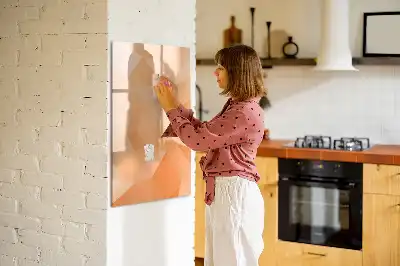 Tavla att skriva på med abstrakt triangelmotiv