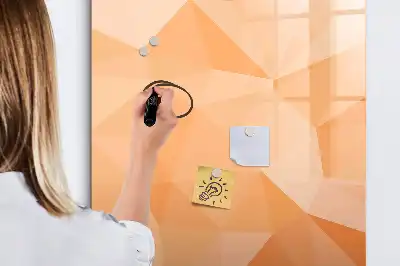 Tavla att skriva på med abstrakt triangelmotiv