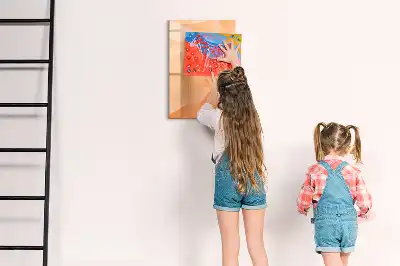 Tavla att skriva på med abstrakt triangelmotiv