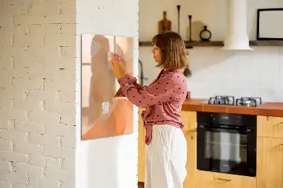 Tavla att skriva på med abstrakt triangelmotiv