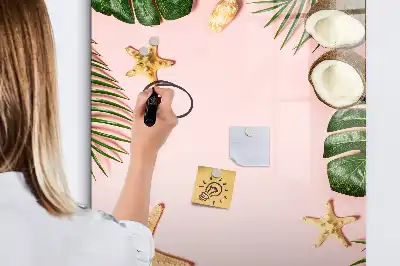 Magnettavla för ritning sommarram