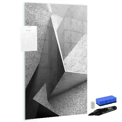 Tavla att skriva på med geometrisk abstraktion