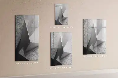 Tavla att skriva på med geometrisk abstraktion