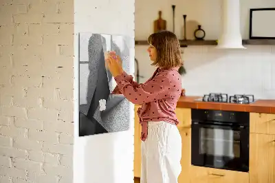 Tavla att skriva på med geometrisk abstraktion