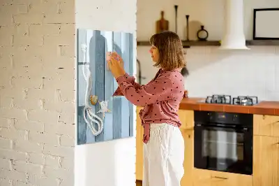 Magnettavla för ritning havstema
