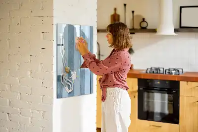 Magnettavla för ritning havstema