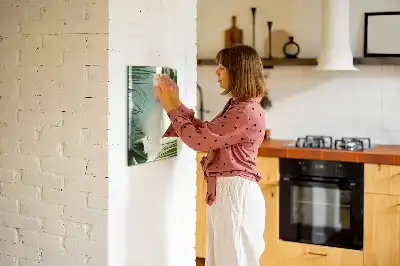 Magnettavla för ritning motivet tropisk monstera