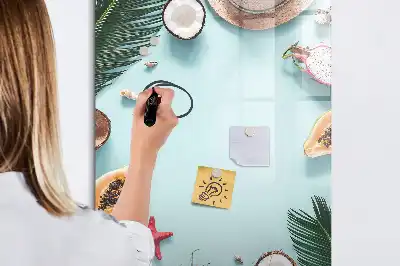 Magnettavla för ritning motiv sommarkomposition