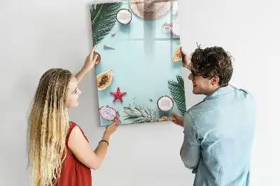 Magnettavla för ritning motiv sommarkomposition