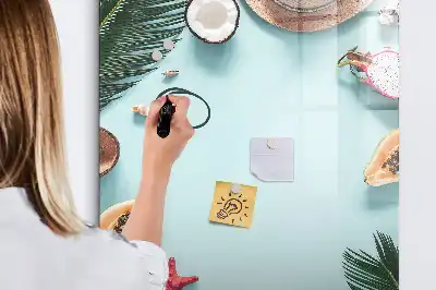 Magnettavla för ritning motiv sommarkomposition