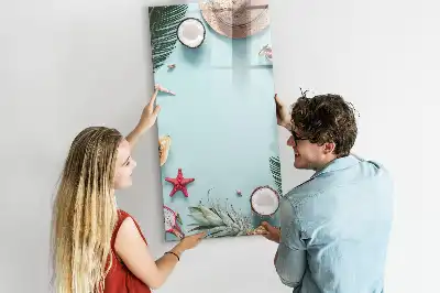 Magnettavla för ritning motiv sommarkomposition