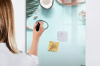 Magnettavla för ritning motiv sommarkomposition