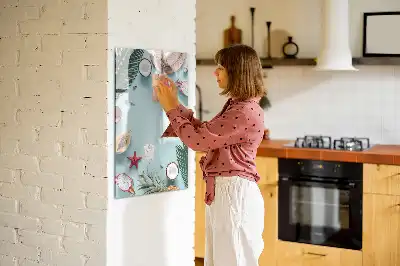 Magnettavla för ritning motiv sommarkomposition