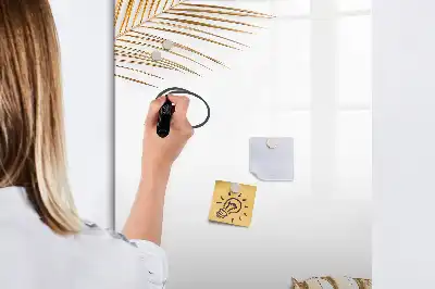 Magnettavla för ritning med motiv av gyllene blad
