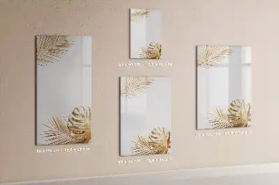 Magnettavla för ritning med motiv av gyllene blad