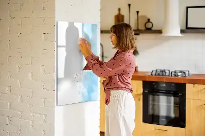 Skrivtavla motiv med akvarellfläckar