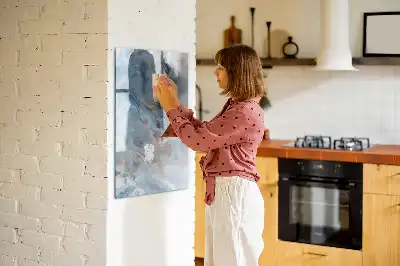 Skrivtavla med marmormönster