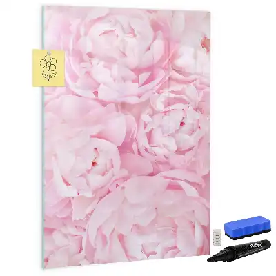 Magnettavla för ritning motiv sommarblommor