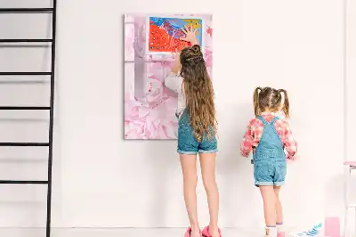 Magnettavla för ritning motiv sommarblommor