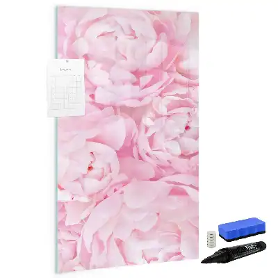 Magnettavla för ritning motiv sommarblommor