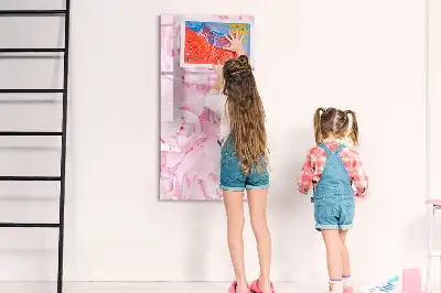 Magnettavla för ritning motiv sommarblommor