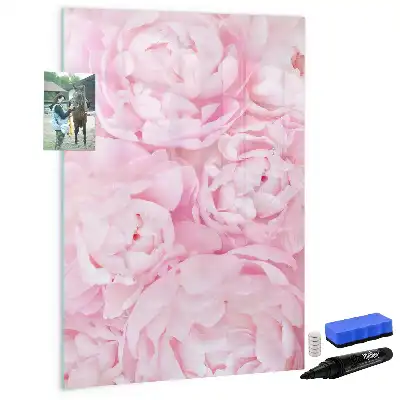 Magnettavla för ritning motiv sommarblommor