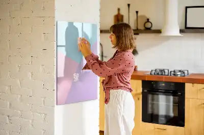 Tavla att skriva på med pastellmönster