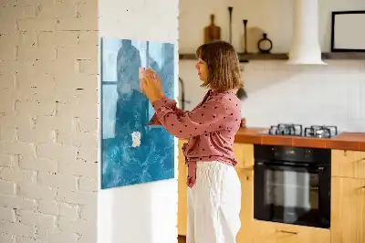 Magnettavla för barn motiv med vatten och hav