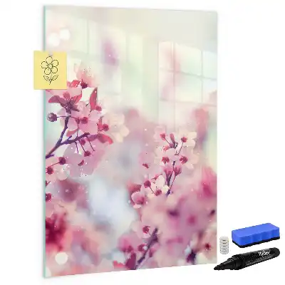 Magnettavla för ritning med motiv av vårblommor