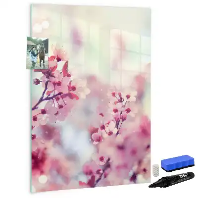 Magnettavla för ritning med motiv av vårblommor