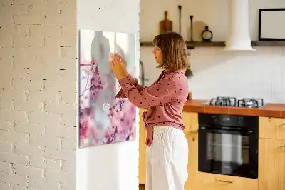 Magnettavla för ritning med motiv av vårblommor