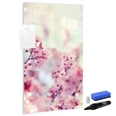 Magnettavla för ritning med motiv av vårblommor