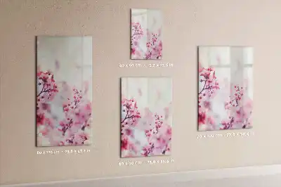 Magnettavla för ritning med motiv av vårblommor