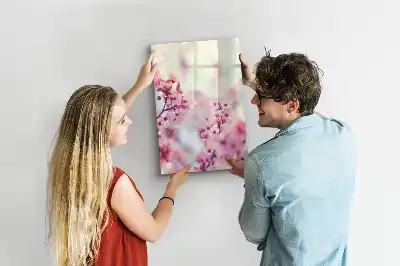 Magnettavla för ritning med motiv av vårblommor