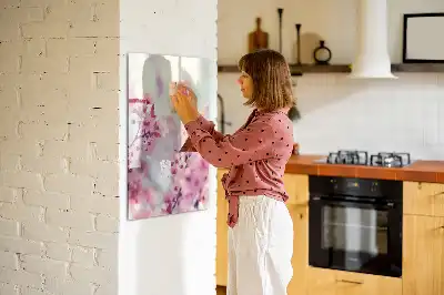 Magnettavla för ritning med motiv av vårblommor