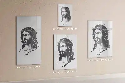 Tavla att skriva på med motiv av Jesus Kristus