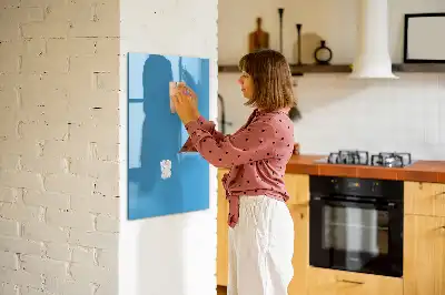 Magnettavla för ritning ljusblå