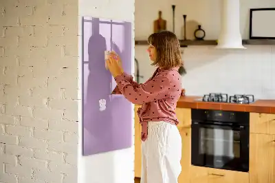 Magnettavla för ritning lila