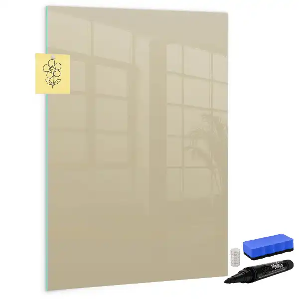 Magnettavla för ritning beige