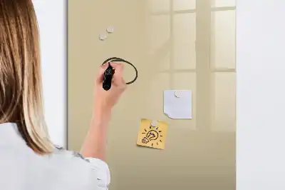 Magnettavla för ritning beige