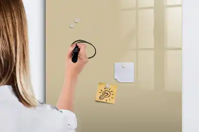 Magnettavla för ritning beige