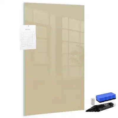 Magnettavla för ritning beige