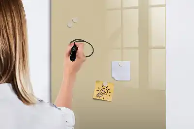 Magnettavla för ritning beige