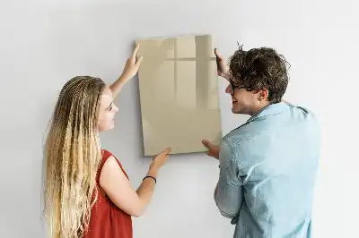 Magnettavla för ritning beige