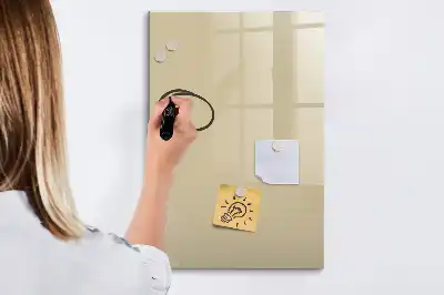 Magnettavla för ritning beige