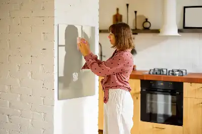 Magnettavla för ritning beige