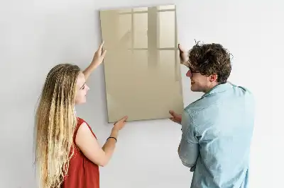 Magnettavla för ritning beige