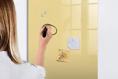 Skrivtavla krämfärgad