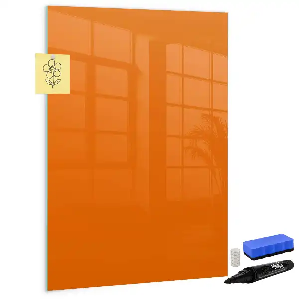 Tavla att skriva på orange